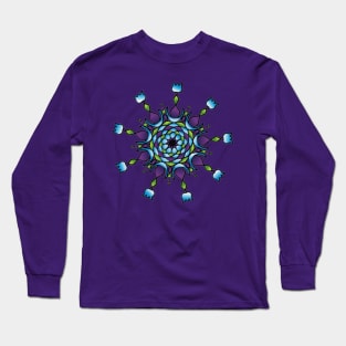 Cool Flower Mandala Long Sleeve T-Shirt